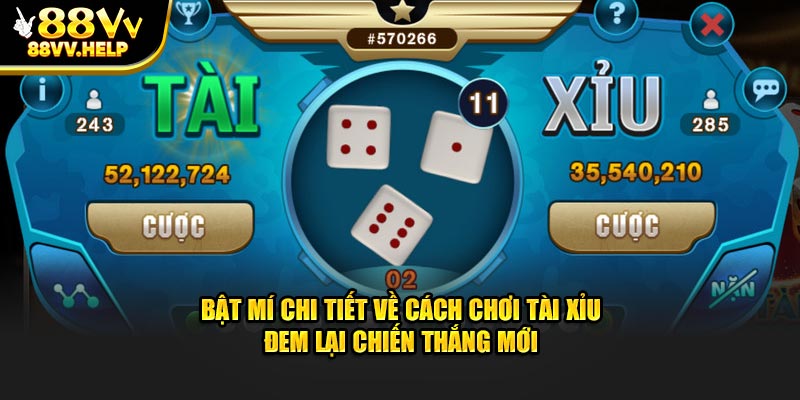 Cách chơi tài xỉu